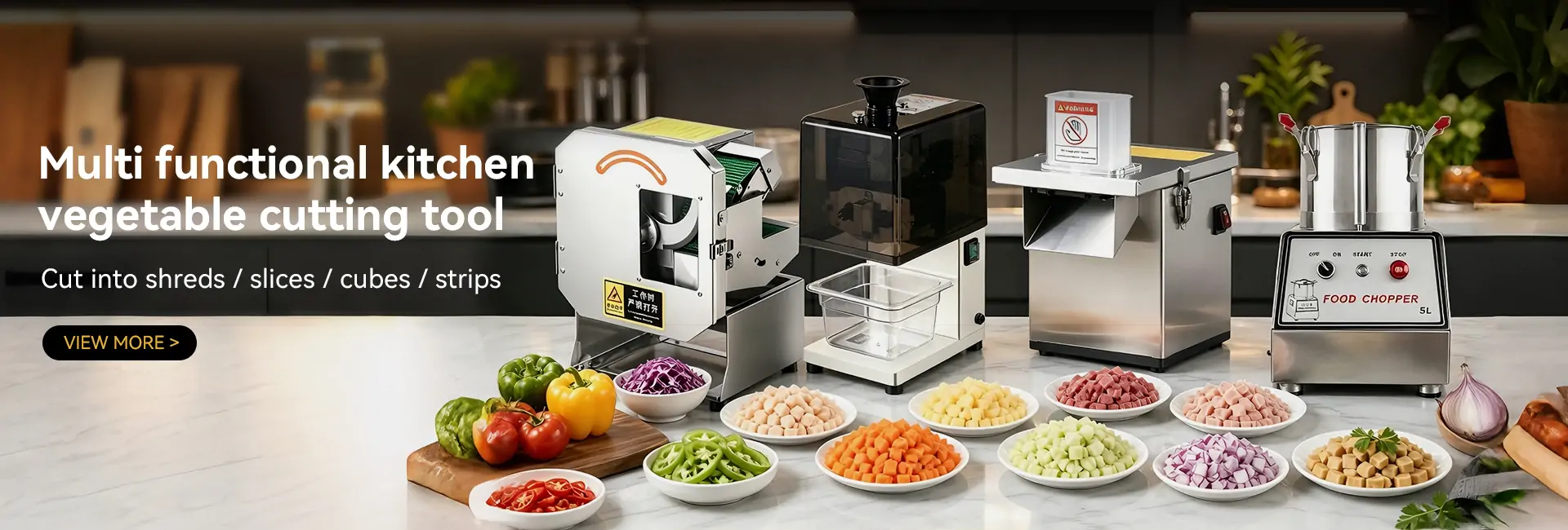 Multi functional kitchen vegetable cutting tool