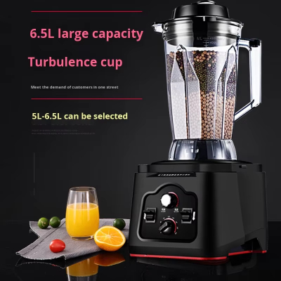 Commercial Breakfast Shop Large Capacity 5L/6.5L High-Power Blender Smoothie Maker Milk Maker for Soy Milk and Fruit Juice