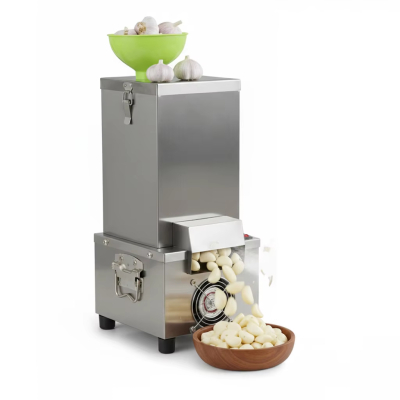 200W Commercial Electric Garlic Peeling Machine 25KG/H Stainless Steel Automatic Garlic Peeler for Restaurant Use