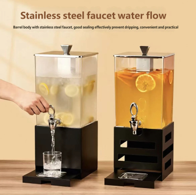 Commercial Acrylic Single Tank Drink Beverage Dispenser for Hotel & Wedding Party