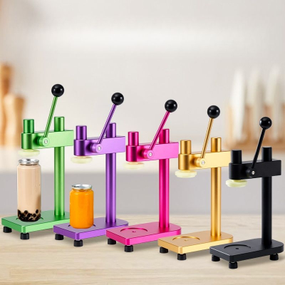 Manual Can Sealing Machine for 330ml 500ml Easy‑Open Cans | Bubble Tea Coffee Shop Can Sealer
